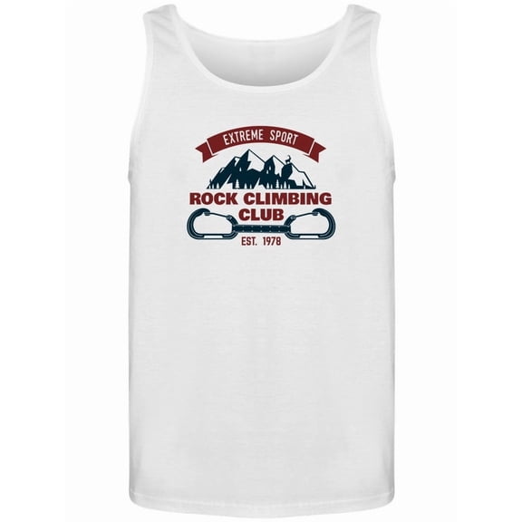 Adventure Rock Climbing Club Tank Men's -Image by Shutterstock