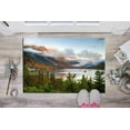 thumbnail image 5 of Office Decor Rugs, Wild Goose Island Rugs, Glacier National Park Rug, Saint Mary Lake Landscape Rug, Farmhouse Rugs, Floor Rugs, Large Rug, 3.3'x5' - 100x150 cm, 5 of 8