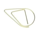 thumbnail image 1 of stanreset 30 Pieces Paper Clip Cute Water Drop Shape Simple Style Solid Color Office School Note Book Photo Clamp Bookmark Gold, 1 of 1