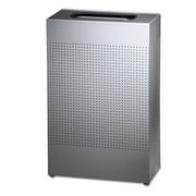 RECTANGULAR WASTE RECEPT. 13 GAL 19 1/2''X10''X30'' SILVER