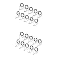 thumbnail image 1 of 20pcs Ceramic Fishing Rod Free Stainless Steel Frame Sharpla Anillo de guías de caña de pescar, 1 of 8