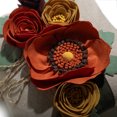 thumbnail image 5 of JWH 3D Handmade Flower Autumn Decorative Pillow Covers 18x18inch Farmhouse Decorative Pillow Case for Home Decor Orange, 5 of 9