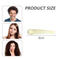 thumbnail image 2 of Pinza de pelo de cocodrilo de pico de pato de plástico de color antideslizante de 12 piezas, adecuada para mujeres, bebés y niñas, 2 of 6