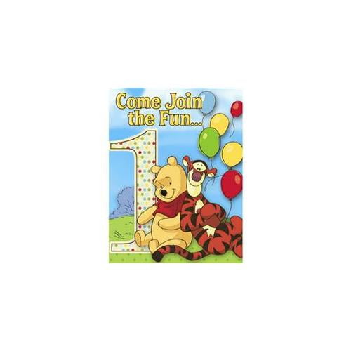 winnie the pooh baby shower invitations walmart