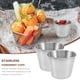 thumbnail image 4 of 48 Paquetes de Tazas de Salsa para Condimentos de 1,5 Oz/45 Ml, Tazas de Salsa para Sumergir de Acero Inoxidable, Platos Reutilizables para Condimentos, 4 of 5