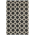 thumbnail image 4 of Modway Cerelia 108x143.5" Moroccan Trellis Fabric Area Rug in Black and Beige, 4 of 9
