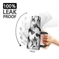 thumbnail image 3 of Black and Gray Halloween Bats Tumbler with Handle and Lid,40oz Double Wall Vacuum Insulated Tumbler,Cups Gift for Women and Men, 3 of 7