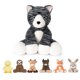 thumbnail image 1 of Niuniu Daddy Peluche Gato Pesado de 1,5 kg y 14 pulgadas, 1 of 7