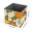 10.6in Folding Storage Box Solid Material Handle On Both Sides For Easy ...