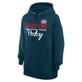 thumbnail image 2 of Women's G-III 4Her by Carl Banks  Navy Montreal Canadiens Team Fleece Pullover Hoodie, 2 of 3