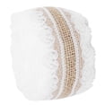 thumbnail image 3 of Burlap Lace Ribbon, Burlap Ribbon 2.0 X 2.0In Practical  for Wedding for Party for DIY for Home Middle Straight Lace,Small Lace,Lace On Both Sides, 3 of 7
