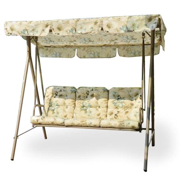 Garden Winds Replacement Canopy Top for Willow Springs Swing - SOLID BEIGE COLOR