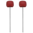 thumbnail image 4 of Bass Drum Accessories Percussion Instrument Parts Metal Drum Pedal Beater Replacement Red 20x4.5x4.5cm Round 2Set, 4 of 5