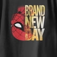 thumbnail image 3 of Marvel Spider-Man Brand New Day Youth Spidey Upside Down Logo T-Shirt (Black, XS-XL), 3 of 4