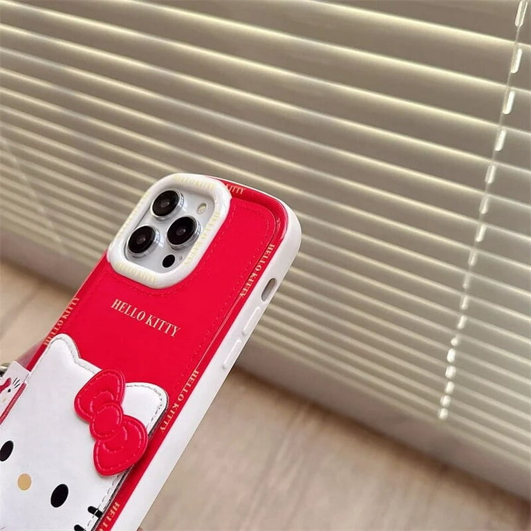 Sanrio Red Hello Kitty Phone Case For IPhone 15 14 13 12 11 Pro