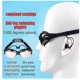 thumbnail image 4 of Gafas de natación shaofei transparentes y cómodas con protección UV y antivaho color 03, 4 of 5