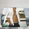 thumbnail image 2 of Ryan Actor Reynolds Throw Blanket Soft Plush Travel Blanket for Bedroom Living Room Couch Office 50"X40", 2 of 9