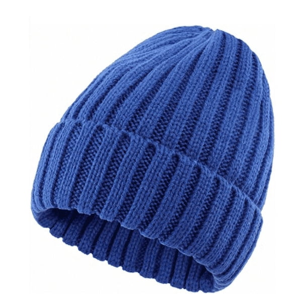 Gorro de pescador corto con puños de punto de lana para hombres y mujeres, gorros cálidos de invierno