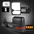 thumbnail image 7 of Spec-D Tuning Black Power Heating Towing Mirrors w/ LED Turn Signals Compatible with 2003-2006 Chevy Silverado 1500/2500HD/3500, GMC Sierra, Left + Right Pair Assembly, 7 of 7