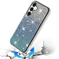 thumbnail image 3 of For Samsung Galaxy S25 /S24 Case, Glitter Bling, UltraThin TPU Sparkle Diamond Rhinestone Shiny Full Crystal Stones Back Phone Cover (Blue), 3 of 8