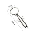 thumbnail image 5 of Naierhg Creative Model Train Aircraft Airplane Ring Holder Keychain Accessories Gift, 5 of 8