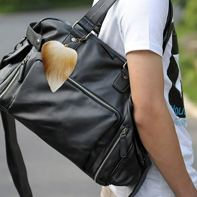 Fashionable Tail Keychain Pendant Minimalist Charm Accessory for Car Keys and Bags