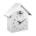 thumbnail image 1 of Clearance! Large ClockCuckoo Minimalist Birdhouse Modern Desig Clock White Clock, 1 of 2