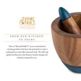 thumbnail image 6 of Thyme & Table Acacia Wood Mortar & Pestle, 6 of 6
