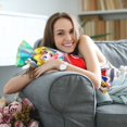 thumbnail image 3 of Lsque Mario Pattern Cervical Neck Roll Memory Foam Pillow, Candy Pillow, Bolster Pillow, Round Neck Pillows Support for Sleeping | Bolster Pillow, 3 of 7