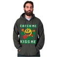 thumbnail image 5 of PACMAN St Paddys Catch Me Kiss Me Hoodie Sweatshirt Women Men Brisco Brands S, 5 of 6