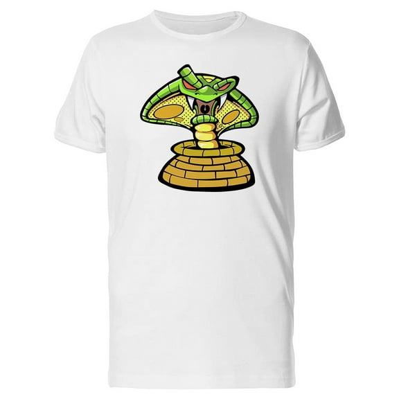 Cobra In Basket Cartoon Tee Men's -Image by Shutterstock