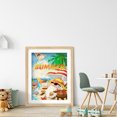 thumbnail image 4 of Cuadros Decorativos Pintura de diamante DIY playa de verano completo taladro redondo cuadro de diamantes de imitación Likrtyny embutido en tela, 4 of 9