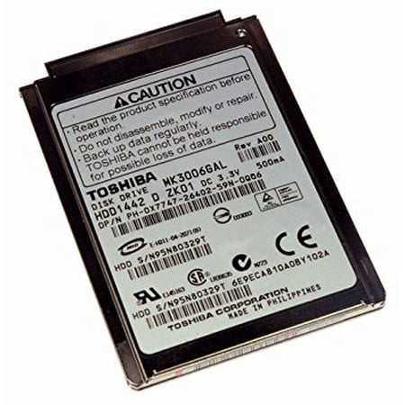1.8 Inch Mini Hard Drive - Toshiba MK3006GAL 30GB UDMA/66 4200RPM 2MB 1.8