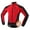 Red, variant on Men Cycle Jacket Waterproof Windproof Thermal Fleece Bike Jersey   Riding Running Autumn Winter Jacket Coat