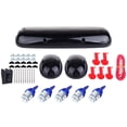 thumbnail image 1 of 3pcs Smoke Cab Marker Light Cab Roof Running Top Clearance Marker Light Assembly T10-10-3528-SMD Blue with Wiring Pack Replacement fit for 2002-2007 Chevy Silverado/for GMC Sierra 1500 2500HD 3500, 1 of 5