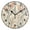 Black, variant on 9.84in Sketched Grass PVC Canvas Wall and Table Clock with Canvas Texture, Black or Gold Hands