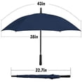 thumbnail image 2 of 43 In Long Stick Umbrella for Men and Women,Automatic Open, Double Strong Umbrella Bone for Outdoor Use-Purplish Blue（2 Pack）, 2 of 9