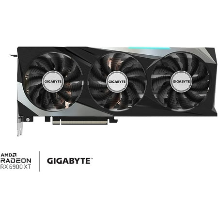 GIGABYTE - AMD Radeon RX 6900 XT 16G GAMING OC GDDR6 PCI Express 4.0 Graphics Card - Black