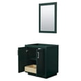 thumbnail image 2 of Wyndham Collection Miranda 30" No Sink Wood Single Bathroom Vanity in Green, 2 of 5