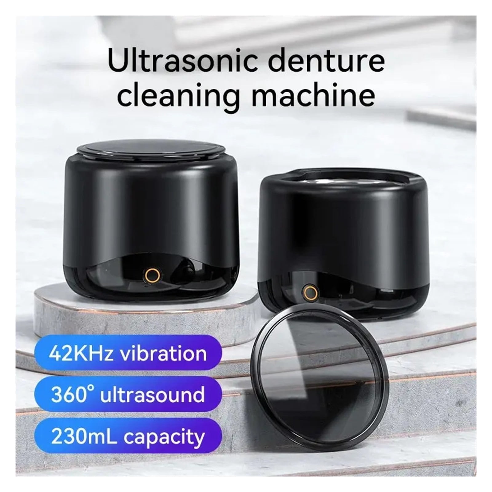 Ultrasonic Cleaner for Dentures 42-45KH Professional Ultrasonic Cleaning Machine for All Jewelry Watche Household Washer