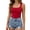 Red, variant on Built in Comfort Bra Tanktop, Womens U Neck Shapewear Built-in Bra Tank High Strechy Sleeveless Slim Fit Tops Valentine's Day Gift Blue S