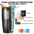 thumbnail image 3 of American Flag Patriotic Coffee Tumbler for Men Fishing Lover 20 oz Vacuum Insulated Stainless Steel Fishing Travel Mug Gifts, 3 of 6