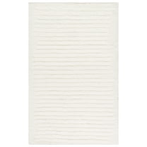 SAFAVIEH Casablanca Dusan Solid Shag Area Rug, Ivory, 8' x 10'