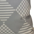 thumbnail image 2 of Simply Daisy Check It Twice Geometric Print Outdoor Pillow, 2 of 2