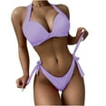thumbnail image 4 of Babysbule Push-Up High Cut Bikinis Swimsuit Sets 2 Piece Women's, 4 of 6