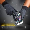 thumbnail image 4 of CHUANK Gants d'Hiver Hommes Femmes Gants à Écran Tactile Temps Froid Gants Chauds Gants de Travail pour Congélateur Ensemble pour Course Conduite Cyclisme Travail Randonnée, 4 of 6