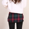 thumbnail image 4 of Noyal Women Mini Skirt Shirt Extenders Cotton Adjustable Layering Fake Top Lower Sweep Skirt, 4 of 5