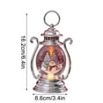 thumbnail image 7 of Christmas Decorations Glow New Portable Creative Small Oil Lamp Santa Claus Snowman Christmas Tabletop Decorations Christmas Decor Light Prop for Xmas Tree Garden Party Outdoor Indoor Home Decor, 7 of 7