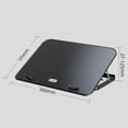 thumbnail image 2 of Laptop Cooling Pad Quick Cooling With High Speed Turbine Motor, Five  Angle Adjustment, Portable Design For 18 Inch Laptops, 2 of 7