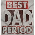 thumbnail image 2 of Father's Day Worlds Best Dad Period Men's Long Sleeve Tee T Shirt Brisco Brands X, 2 of 6